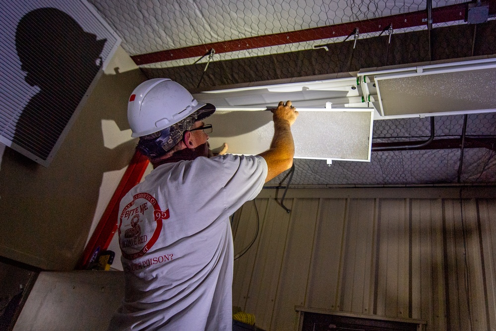 NAVFAC Personnel Assess Earthquake Damage at NAWCL