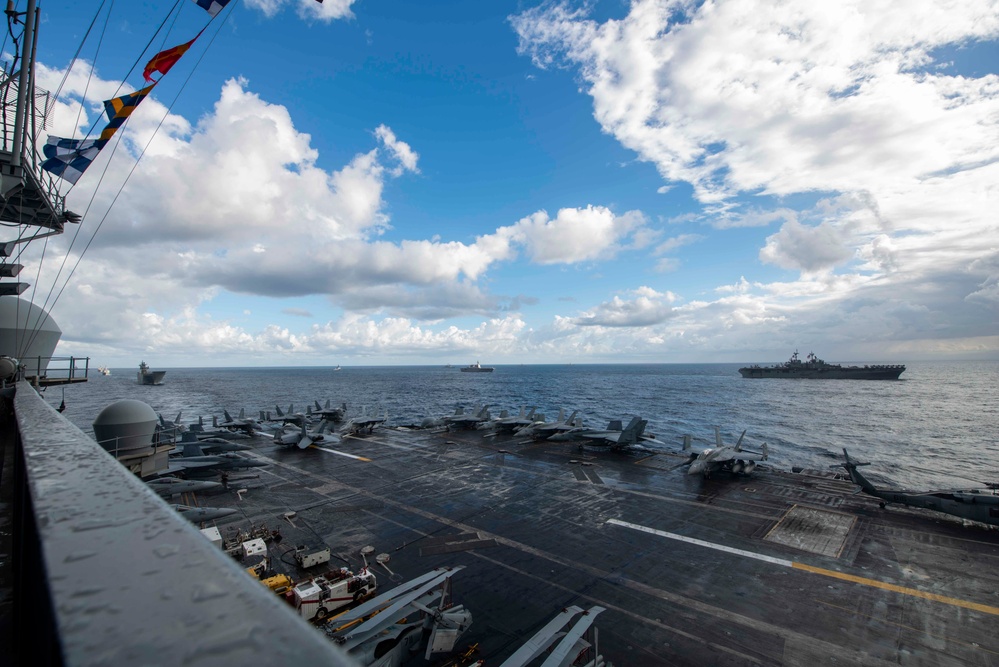 USS Ronald Reagan Underway Bridge Watches