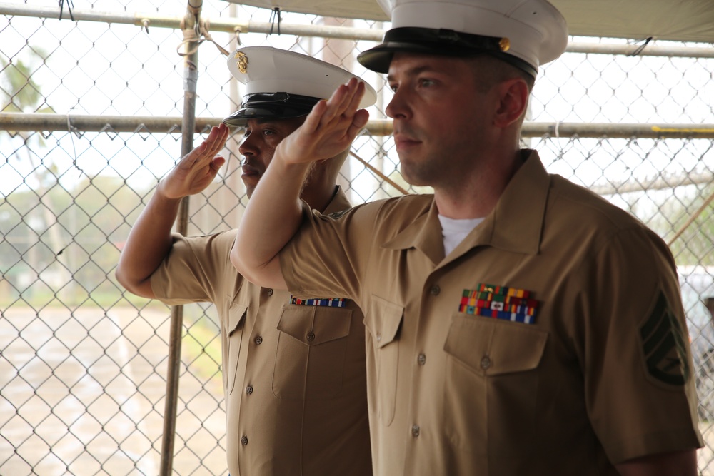 Marines Attend Mangilao Memorial Unveiling