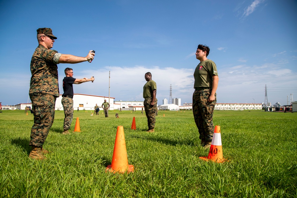 SAF Marines take on OC spray