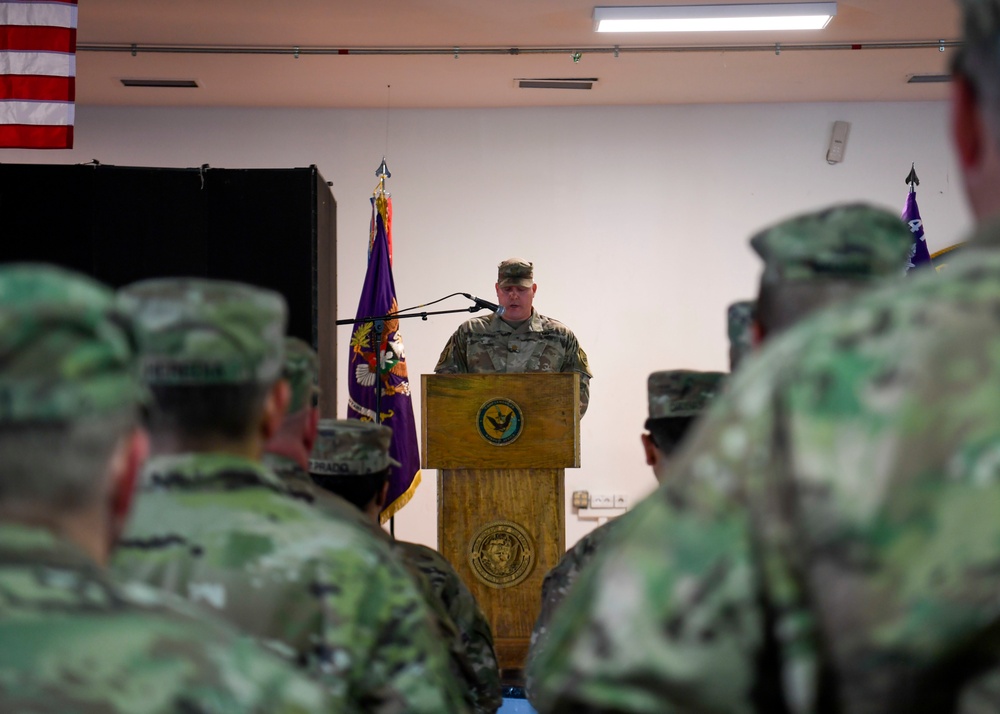 403rd Civil Affairs transfers authority to 411th Civil Affairs