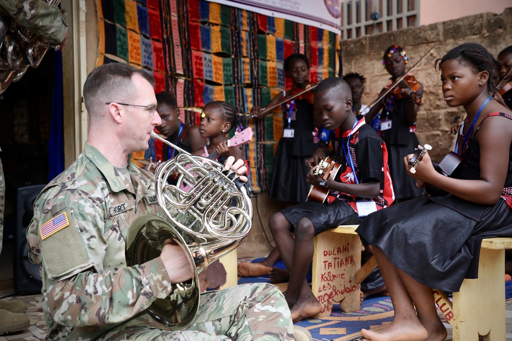 The DC National Guard’s 257th Band Use Music as a Bridge Builder in Burkina Faso