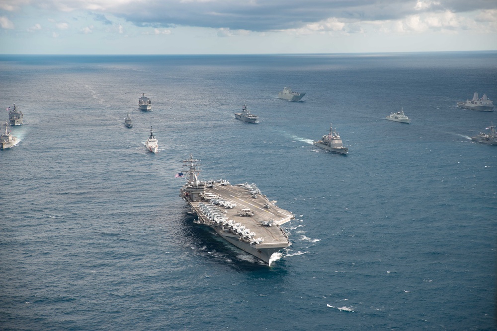 Ships converge for Exercise Talisman Sabre 2019