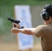 U.S. Sailors attend an M9 pistol qualification course