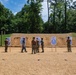 U.S. Sailors attend an M9 pistol qualification course