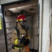 U.S. Sailor participates in a simulated general quarters drill