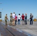 Members from Navy Recruiting Command Educator Orientation tour the aircraft carrier USS John C. Stennis (CVN 74)