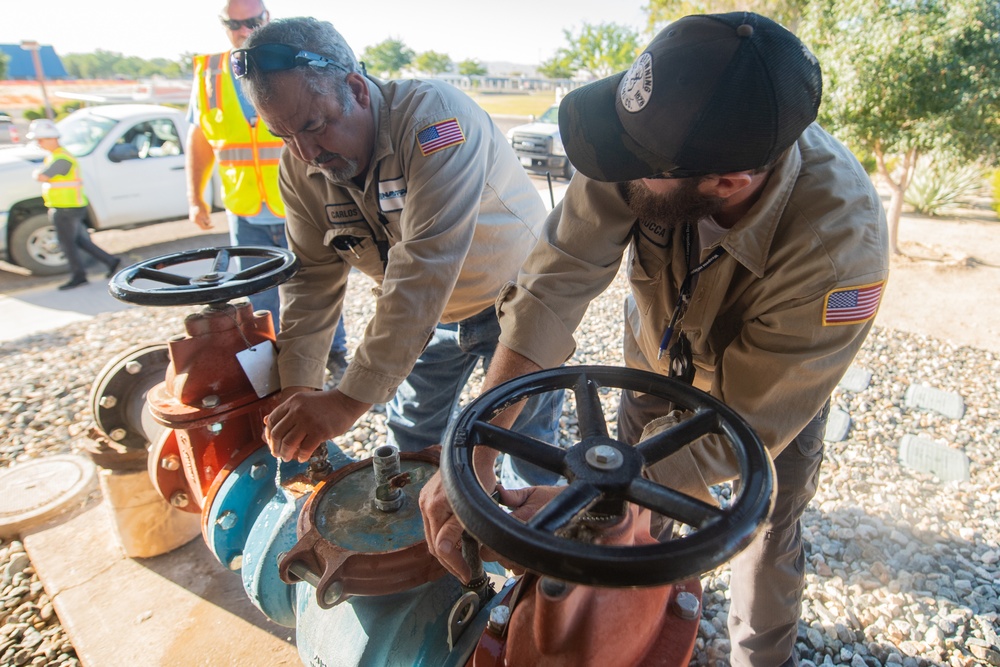 NAVFAC Personnel Assess Earthquake Damage at NAWCL