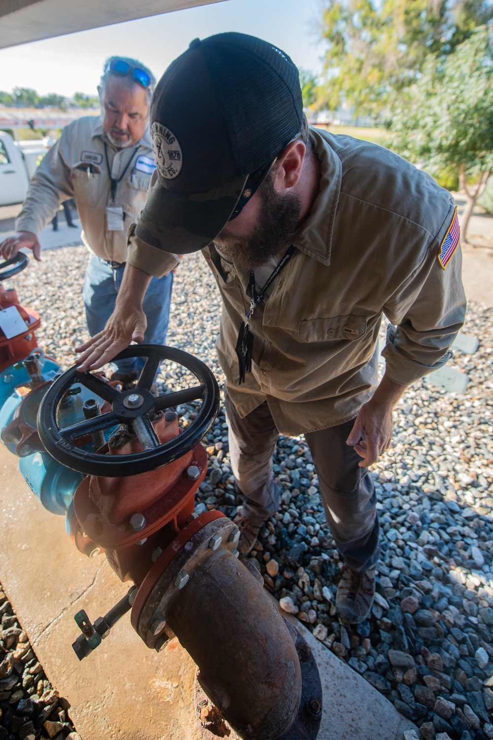 NAVFAC Personnel Assess Earthquake Damage at NAWCL