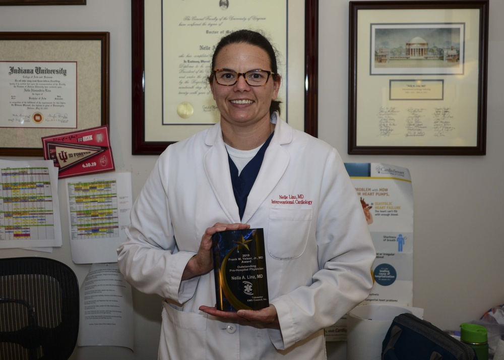 Cardiologist Receives Tidewater EMS Award