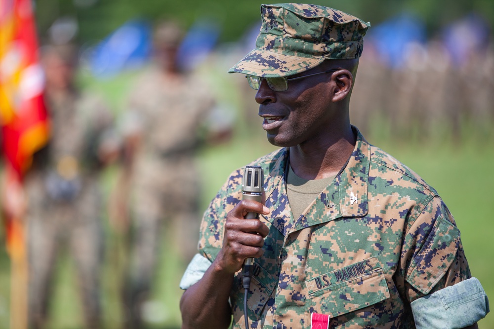 Marine Corps Cyberspace Warfare Group Change of Command