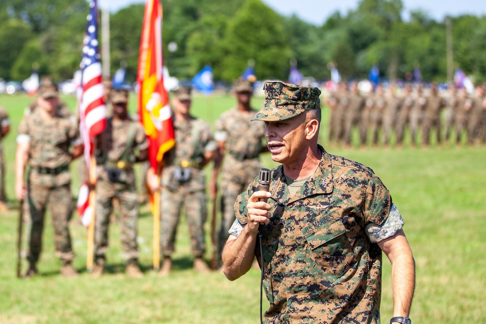 Marine Corps Cyberspace Warfare Group Change of Command