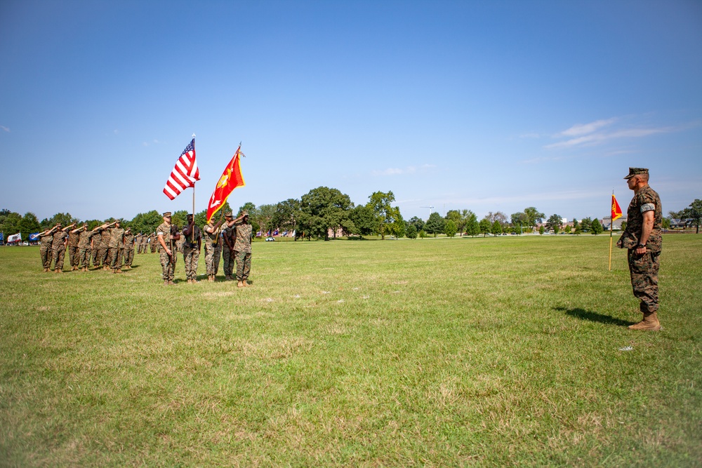 Marine Corps Cyberspace Warfare Group Change of Command