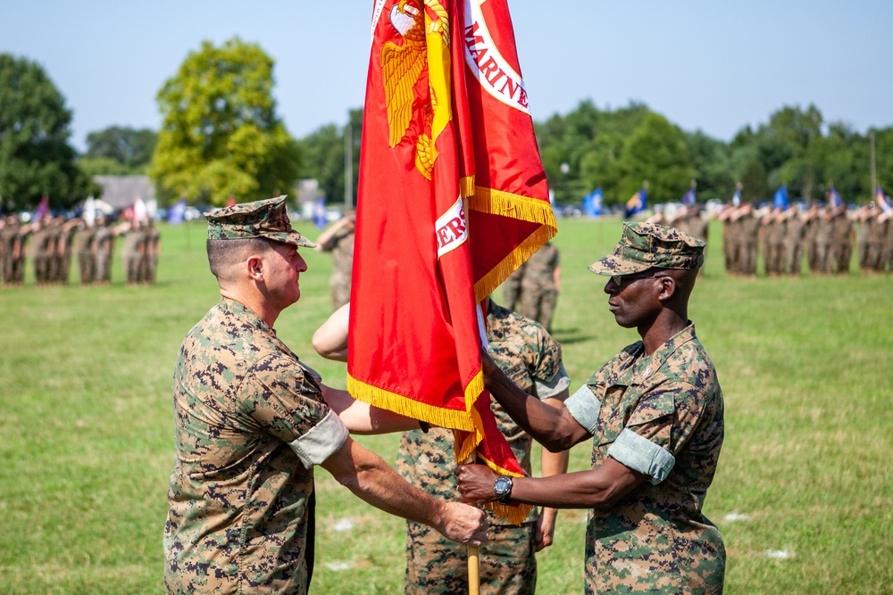 Marine Corps Cyberspace Warfare Group Change of Command