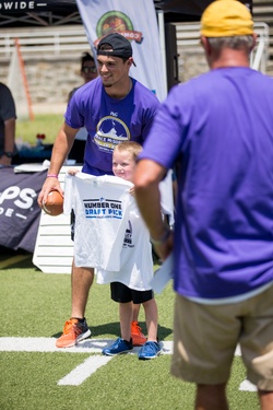Local NFL Quarterback Touches Down in Quantico