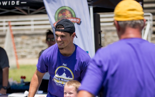 Local NFL Quarterback Touches Down in Quantico