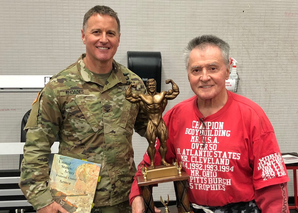 Septuagenarian powerlifter inspires Ohio Army National Guard general to maintain high level of fitness