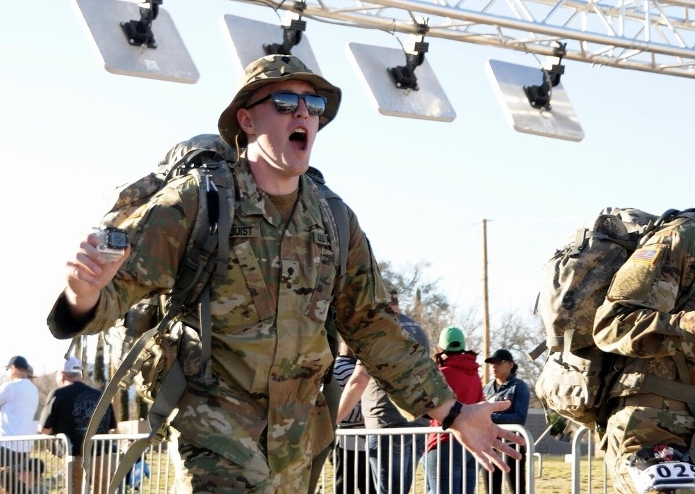 Army Reserve Soldier cancer survivor rucks 150 miles to raise funds for pediatric cancer