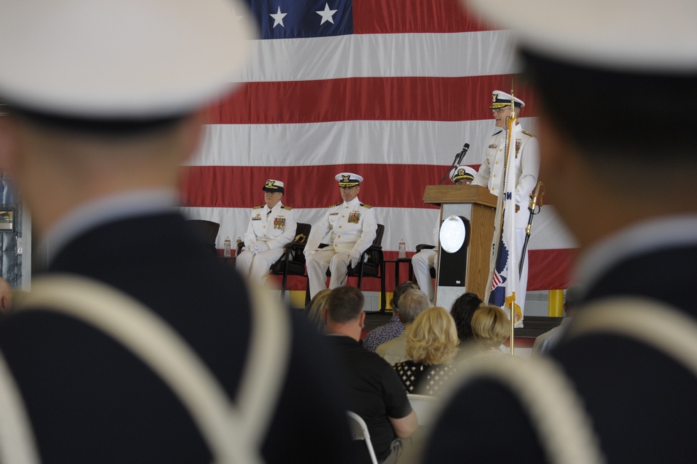 U.S. Coast Guard Air Station Sacramento change-of-command ceremony