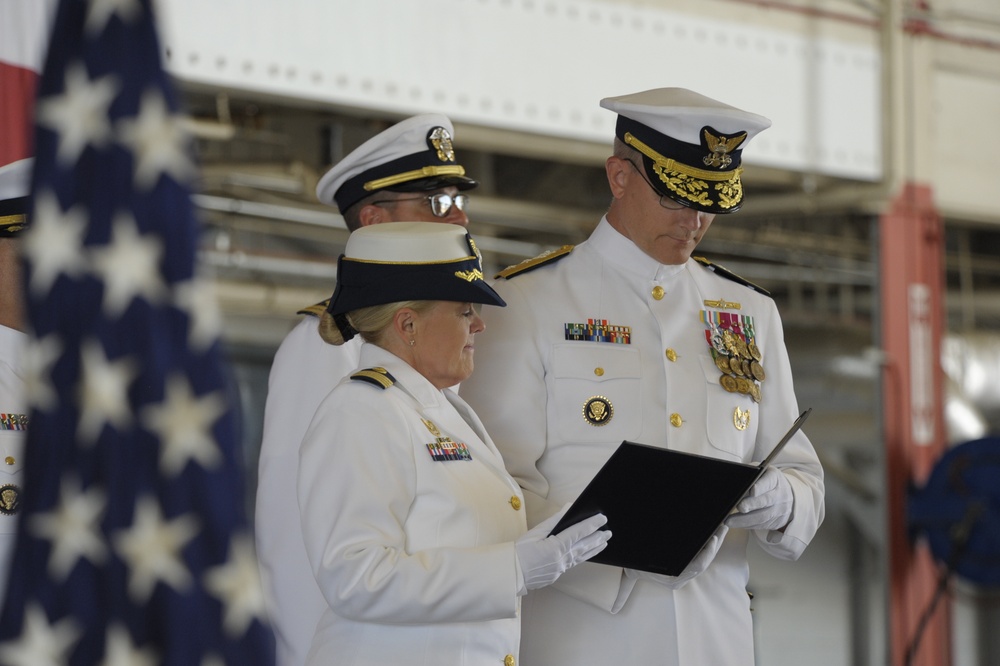 U.S. Coast Guard change-of-command ceremony