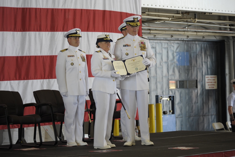 U.S. Coast Guard change-of-command ceremony