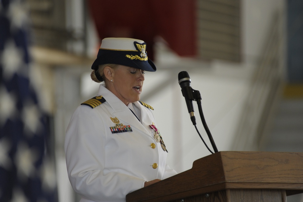 U.S. Coast Guard change-of-command ceremony