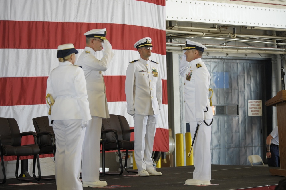 U.S. Coast Guard change-of-command ceremony