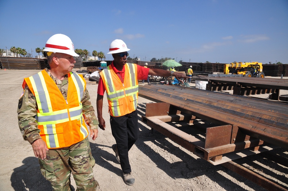 USACE Chief Visits San Diego Border Sector Construction