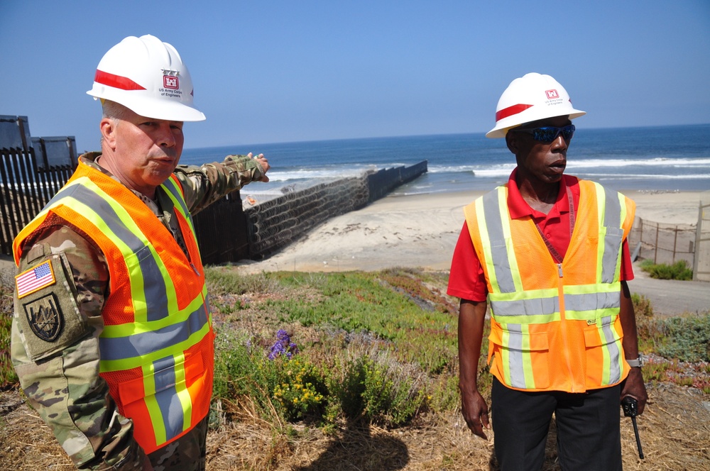 USACE Chief Visits San Diego Border Sector Construction