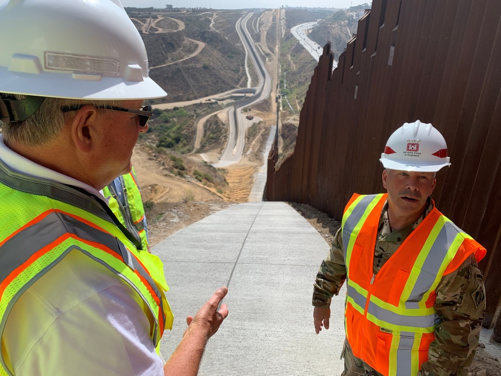 USACE Chief Visits San Diego Border Sector Construction