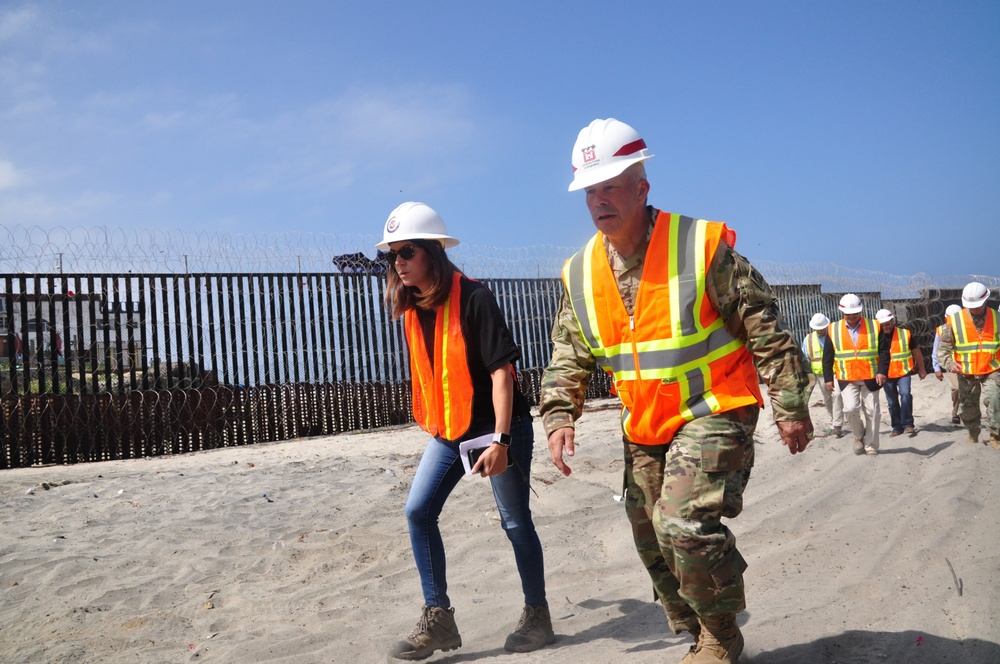 USACE Chief Visits San Diego Border Sector Contruction