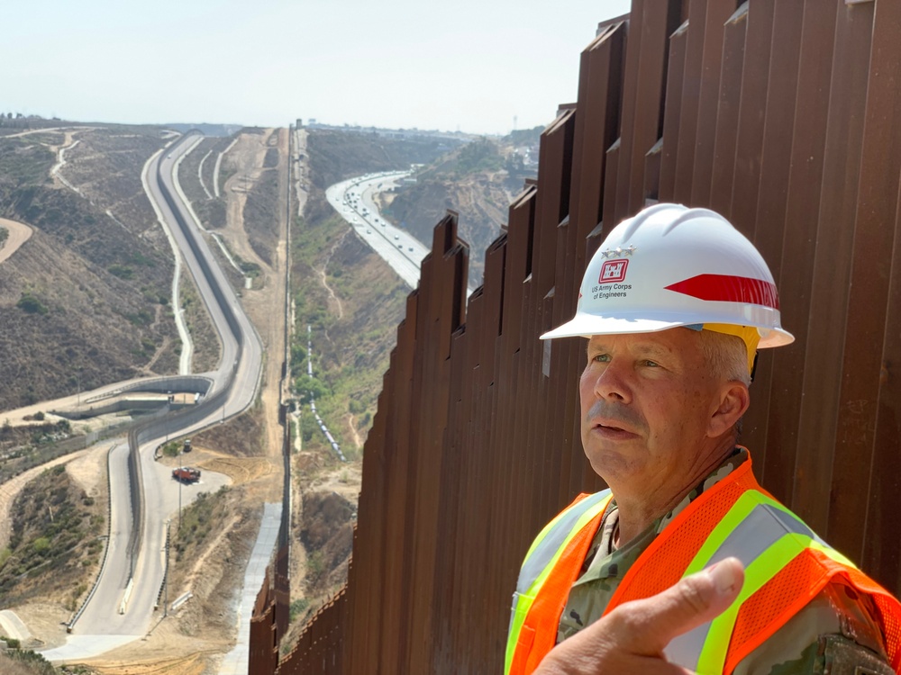 USACE Chief Visits San Diego Border Sector Construction