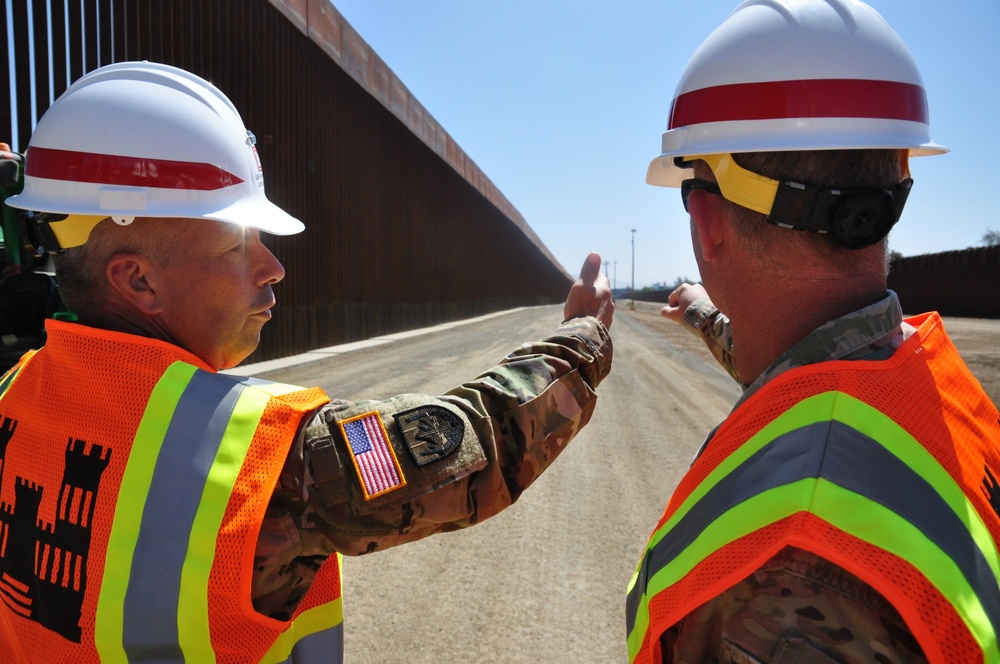 USACE Chief Visits San Diego Border Sector Construction