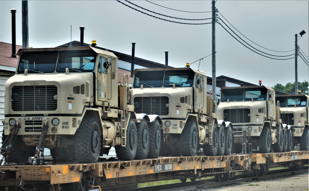 Rail movement operations at Fort McCoy