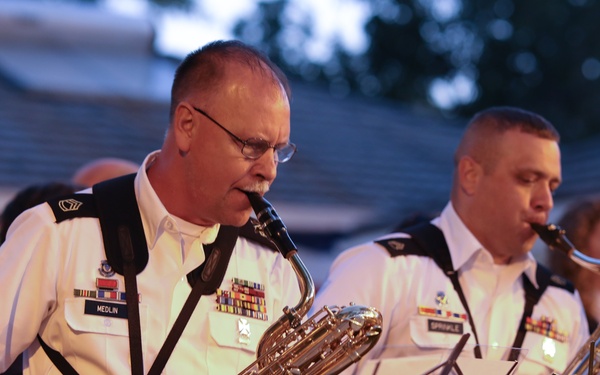 440th Army Band plays 4th of July Celebration at the home of U.S. Ambassador to Botswana
