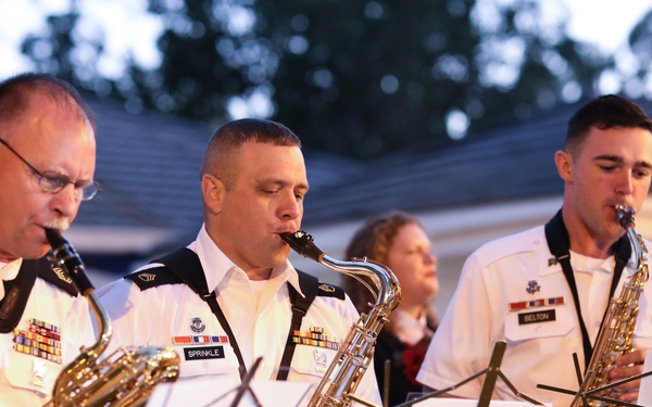 440th Army Band plays 4th of July Celebration at the home of U.S. Ambassador to Botswana