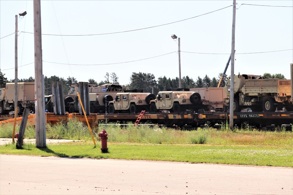 Rail movement operations at Fort McCoy