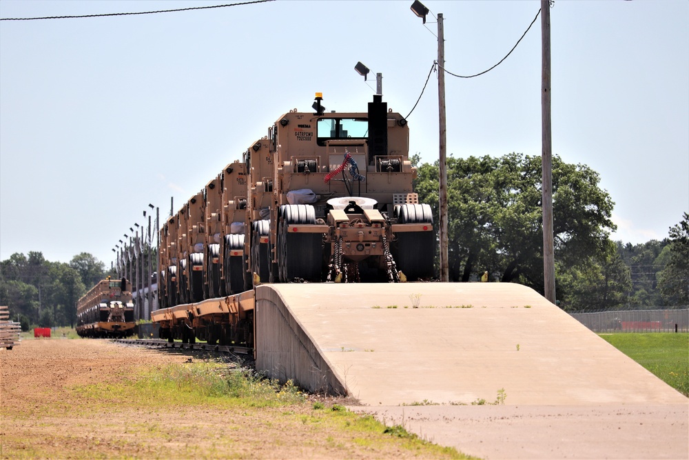 Rail movement operations at Fort McCoy