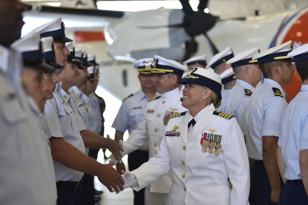 U.S. Coast Guard Air Station Sacramento change-of-command ceremony