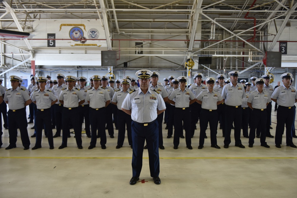 U.S. Coast Guard Air Station Sacramento change-of-command ceremony