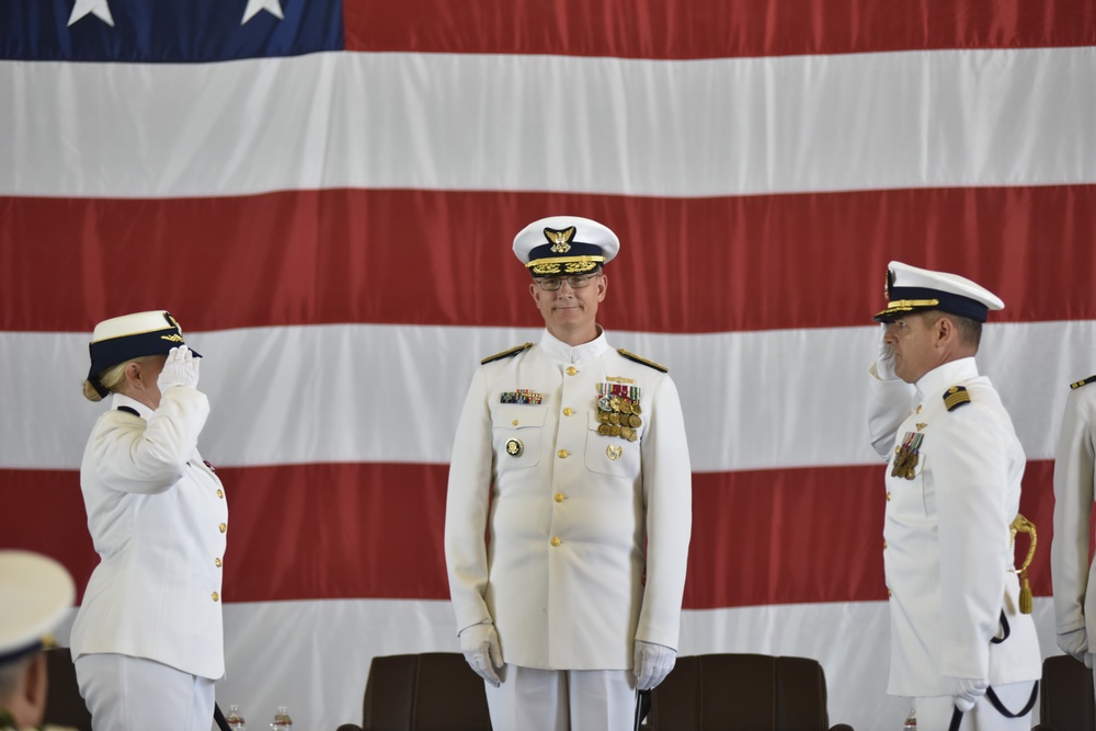 U.S. Coast Guard Air Station Sacramento change-of-command ceremony