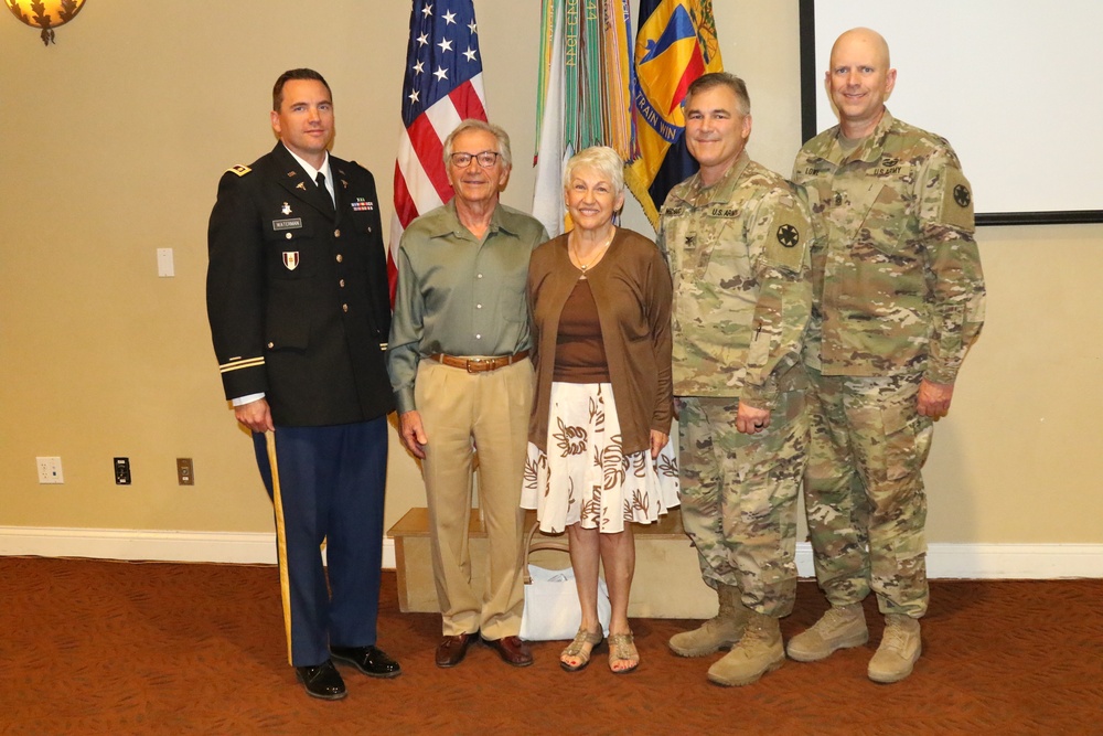 Holocaust survivor thanks adopted parents, soldiers for his survival