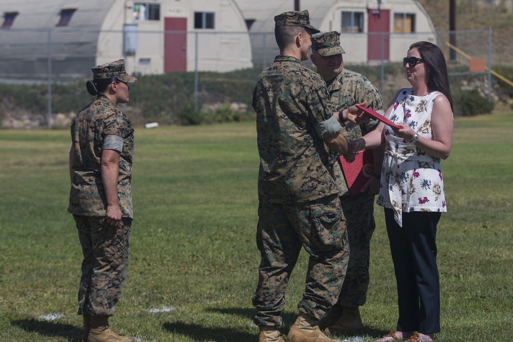 DPC/RSU-W change of command ceremony