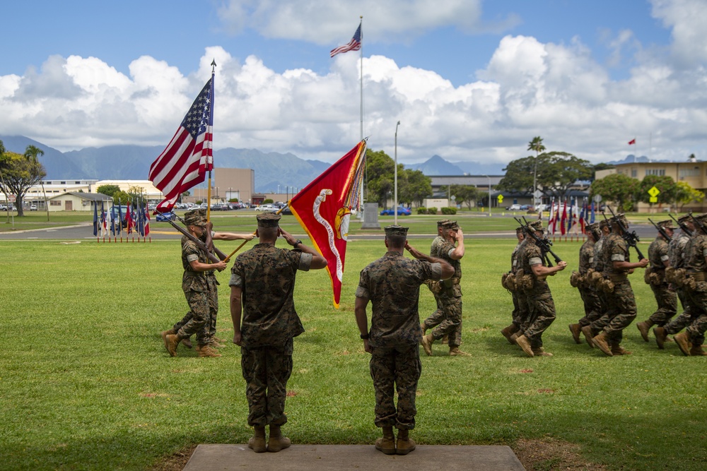 1st Battalion, 3rd Marine Regiment Change of Command Ceremony