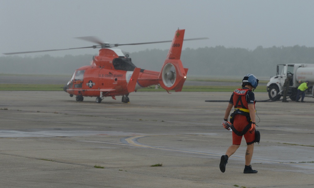 Coast Guard Air Station New Orleans responds during Tropical Storm Barry