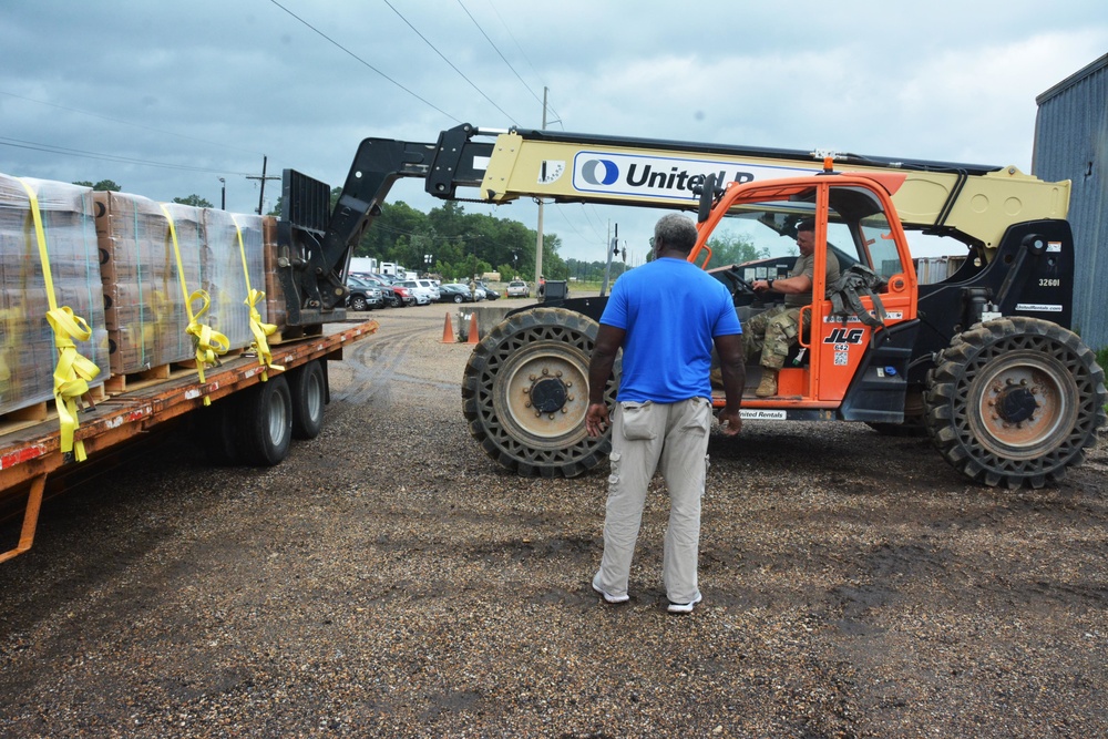 La National Guard responds to Hurricane Barry