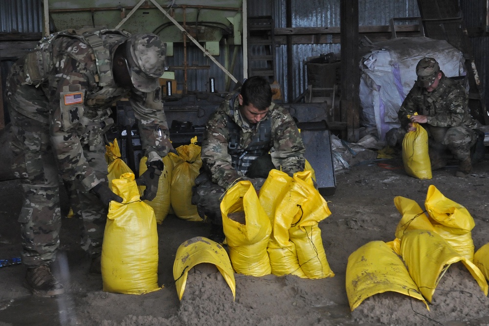 La National Guard responds to Hurricane Barry