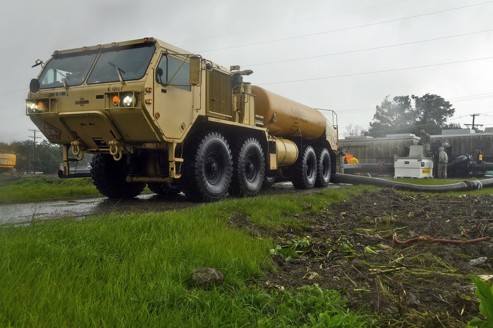 La National Guard responds to Hurricane Barry