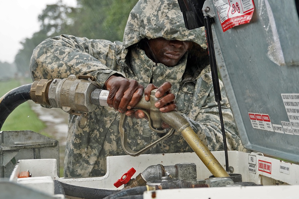 La National Guard responds to Hurricane Barry