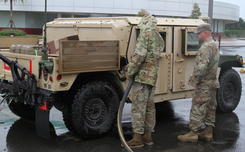 La. National Guard responds to Hurricane Barry